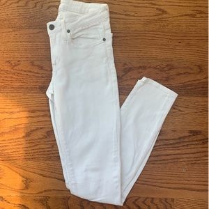 Helmut Lang White Skinny Jeans